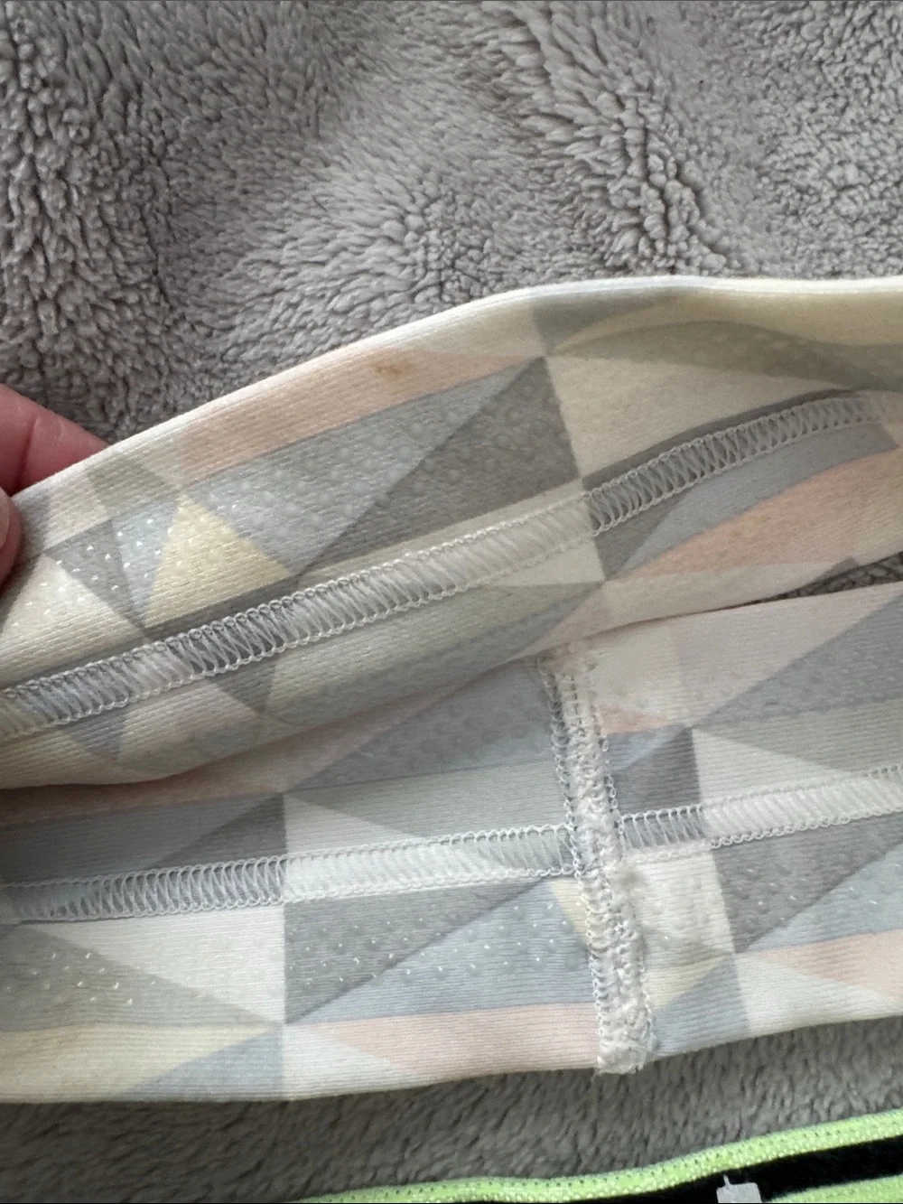 lululemon athletica Trio Pack: Geometric Gray, Lime Green & Dusty Pink Headbands